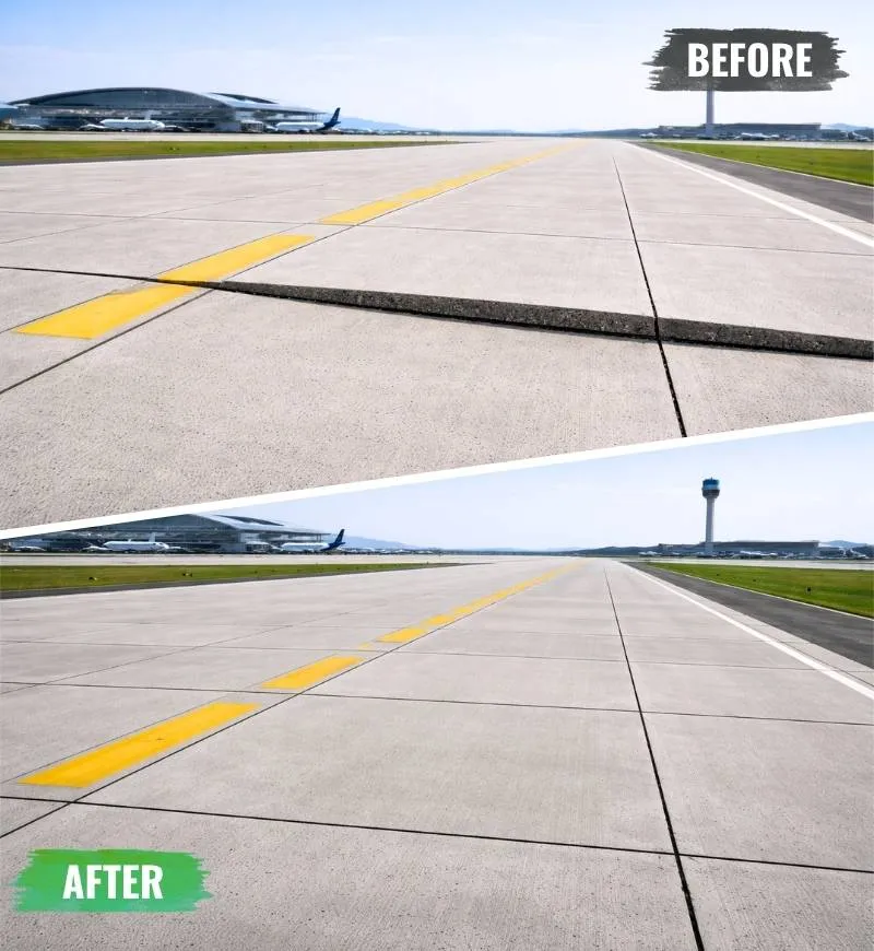 Airport Hangers Concrete Leveling Company in Bristol TN
