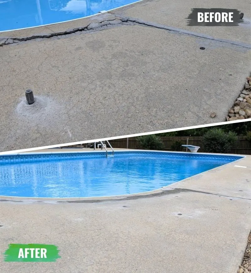 Pool Deck Leveling Company in Bristol TN